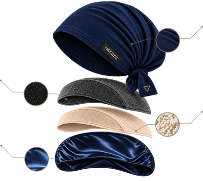 The Ritual Cap material layers: merino wool and mulberry silk